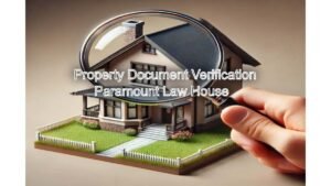 Property Document Verification: Legal Due Diligence Services