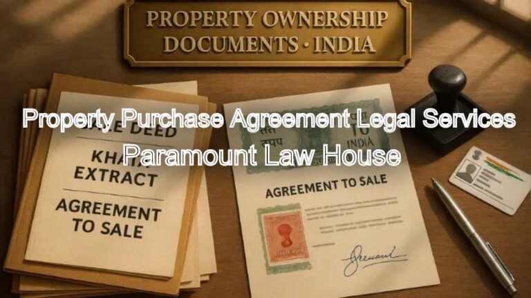 Property Purchase Agreement Legal Services: Expert Assistance