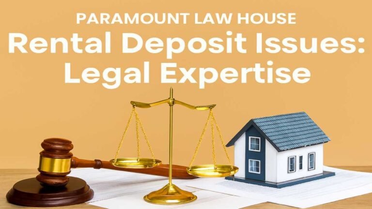 Rental Deposit Issues Resolved: Legal Expertise
