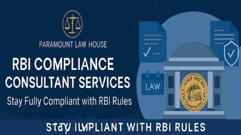 RBI Compliance Consultant Services – Stay Fully Compliant with RBI Rules