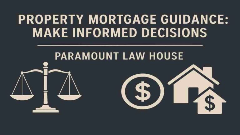 Property Mortgage Guidance: Make Informed Decisions