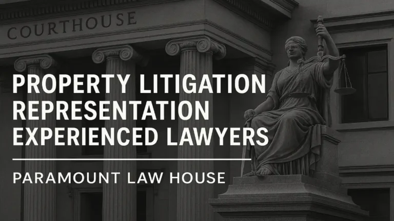 Property Litigation Representation: Experienced Lawyers