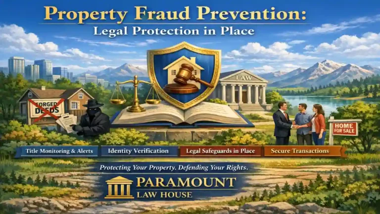 Property Fraud Prevention: Legal Protection in Place