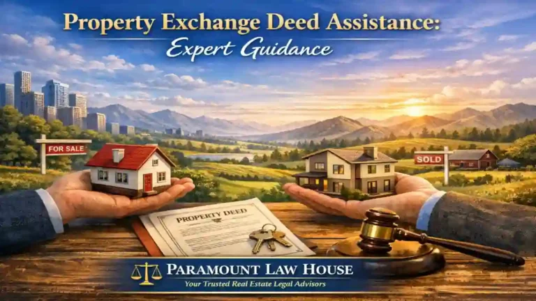 Property Exchange Deed Assistance: Expert Guidance