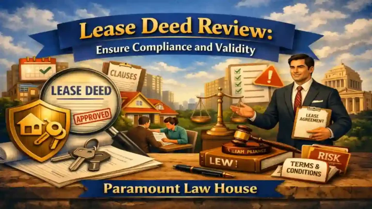 Lease Deed Review: Ensure Compliance and Validity