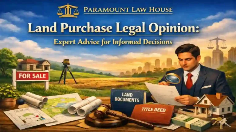 Land Purchase Legal Opinion: Expert Advice for Informed Decisions