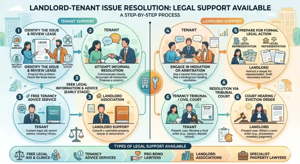 Landlord-Tenant Issue Resolution: Legal Support Available