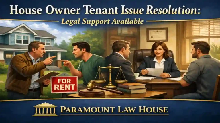 House Owner Tenant Issue Resolution: Legal Support Available