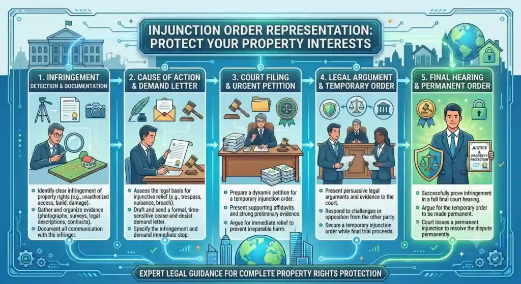 Injunction Order Representation: Protect Your Property Interests