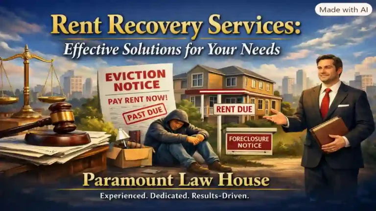 Rent Recovery Services: Effective Solutions for Your Needs
