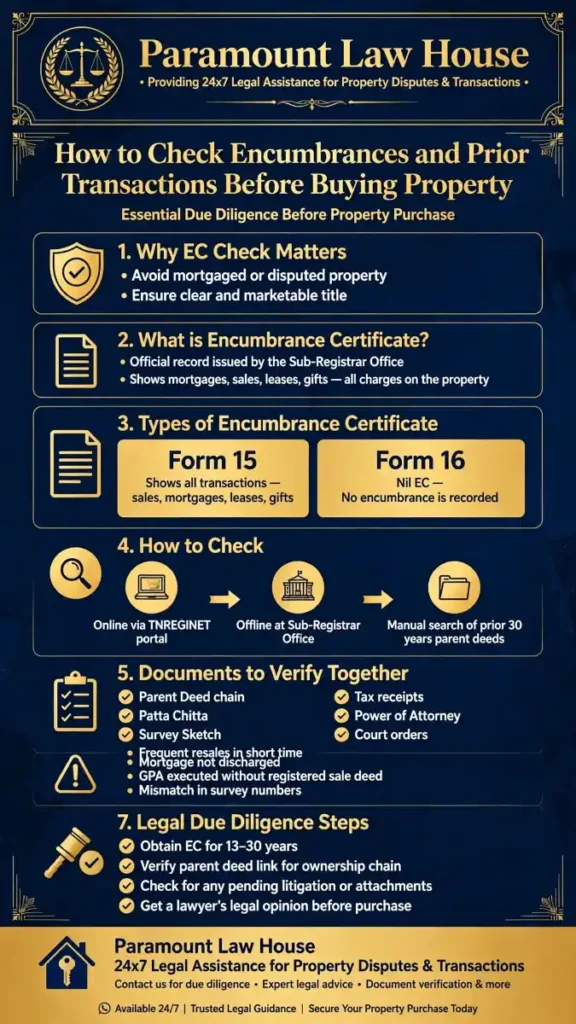 How to Check Encumbrances and Prior Transactions Before Buying Property